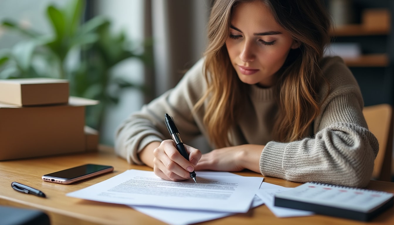 Illustration: Comprendre l’importance d’une lettre pour le préavis de déménagement