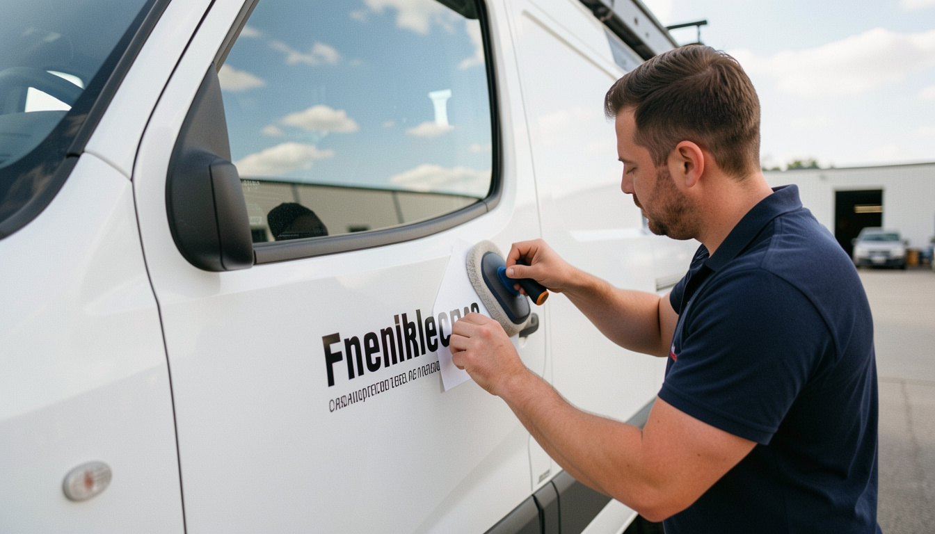 Autocollant pour camion : bien le choisir et le poser