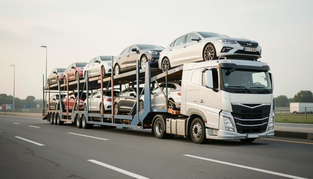 Transport de voiture par camion : options, prix et délais