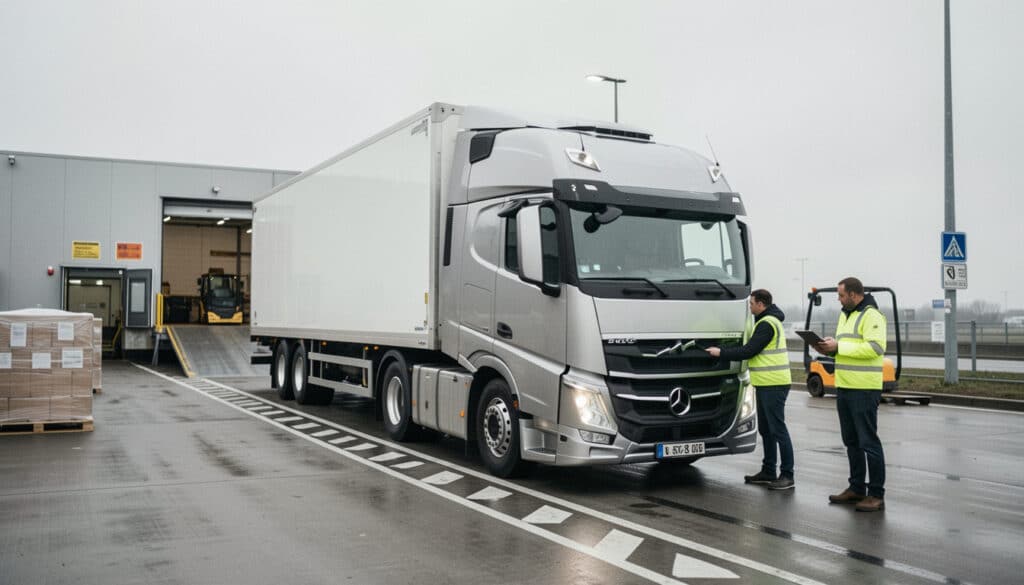 Le camion dans la chaîne logistique et le transport