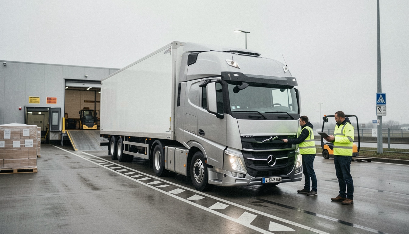 Le camion dans la chaîne logistique et le transport