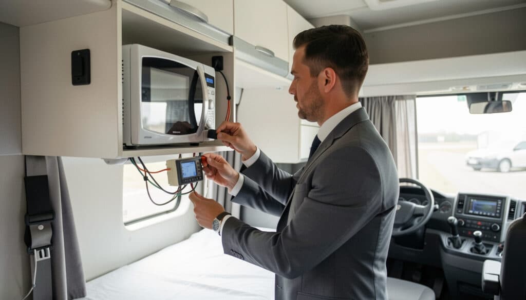 Choisir un micro-ondes 24 V adapté à son camion