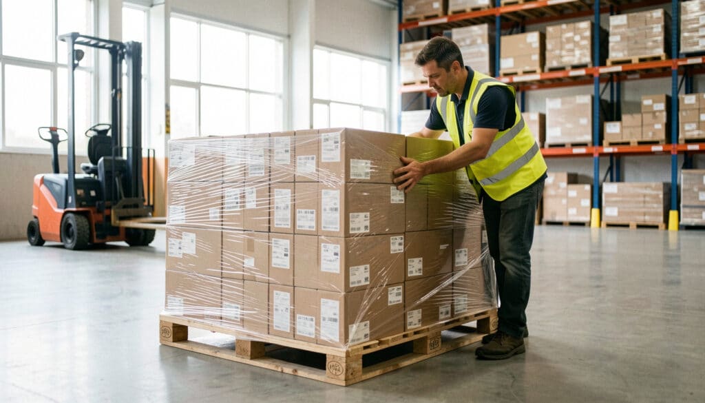 La palettisation en logistique, de la stabilité au gain