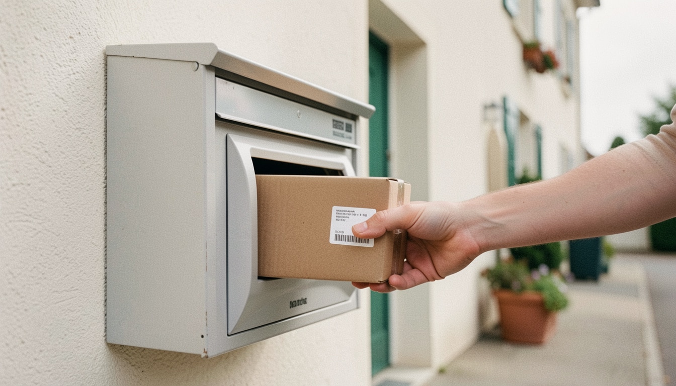 Envoyer un colis depuis sa boîte aux lettres