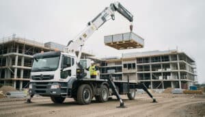 Location de camion-grue auxiliaire pour vos chantiers