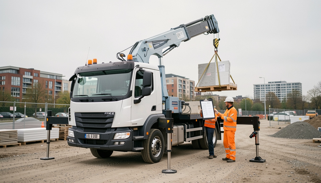 Tarif de location d’un camion grue : prix et options